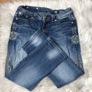 Cropped Miss Me jeans